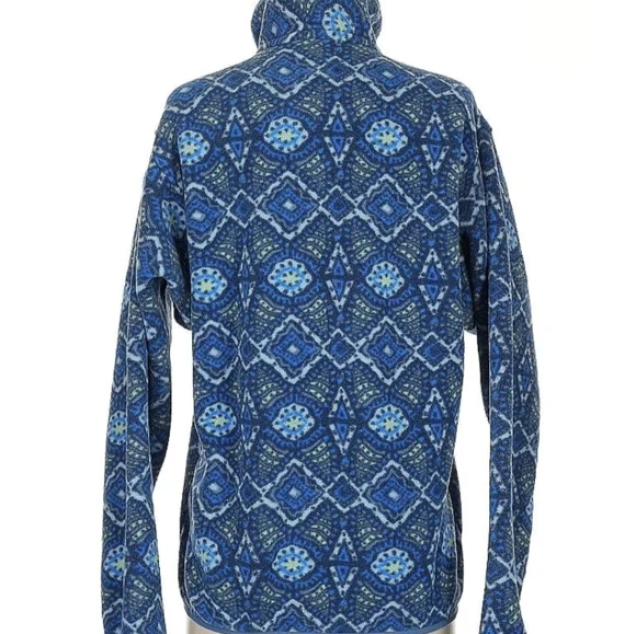 Rare Patagonia Honeycomb Blue Synchilla Fleece Pullover XS - Picture 8 of 9